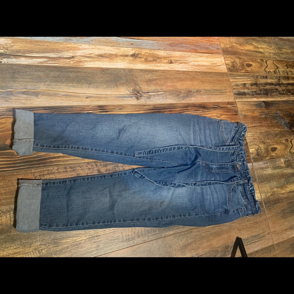 Good lookin Paper Bag Waisted Denim Skinnies